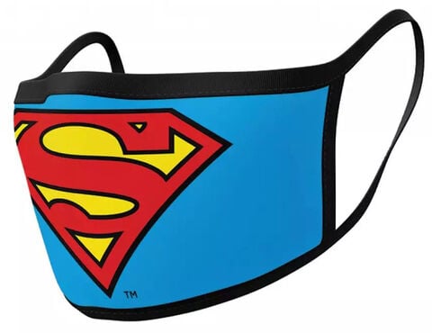 Masque - Dc Comics - Superman Logo - Lot De 2